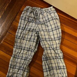 LL Bean Plaid Drawstring PJs
